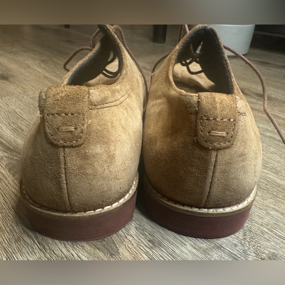 Men’s Shoes Red Tape Bromham Tan Suede Smart Casual Lace Uo Work Dress Shoes 10 - Picture 3 of 9